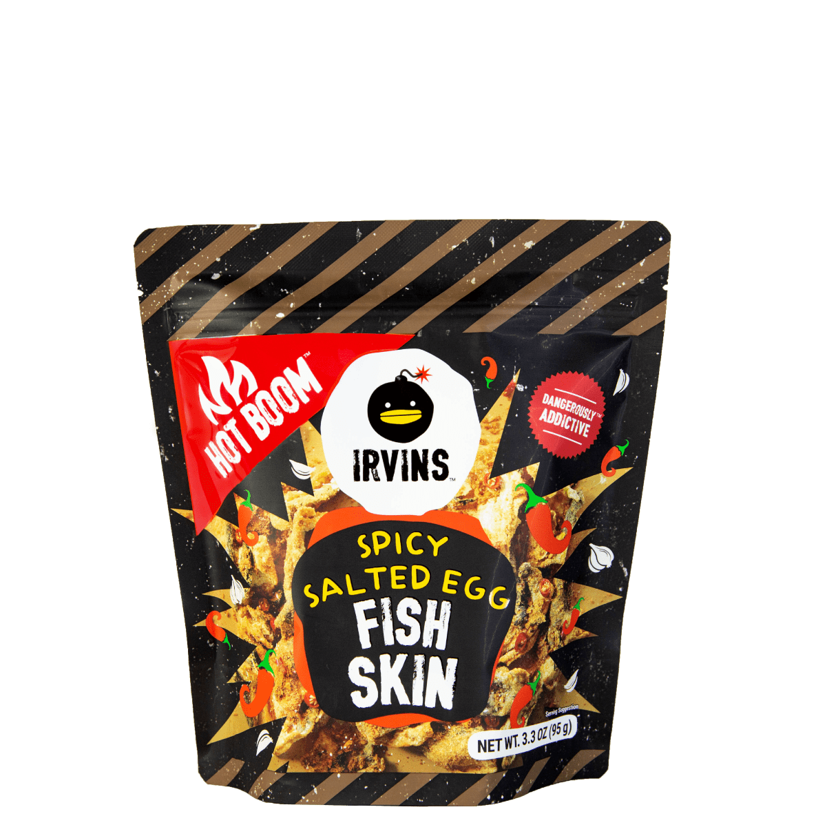 IRVINS Hot Boom Salted Egg Fish Skin (95g)