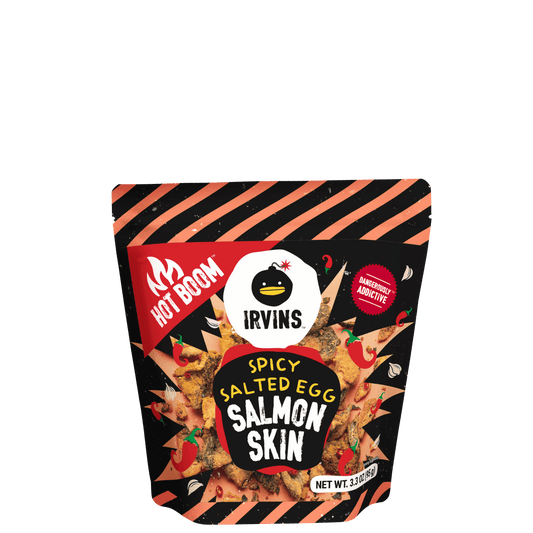 IRVINS Hot Boom Salted Egg Salmon Skin (105g)