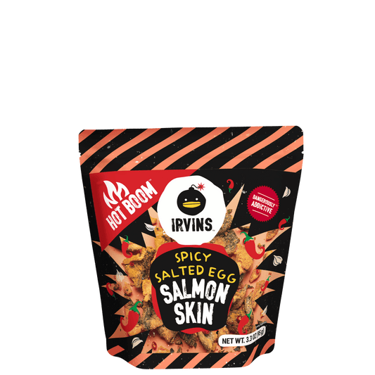 IRVINS Hot Boom Salted Egg Salmon Skin (105g)