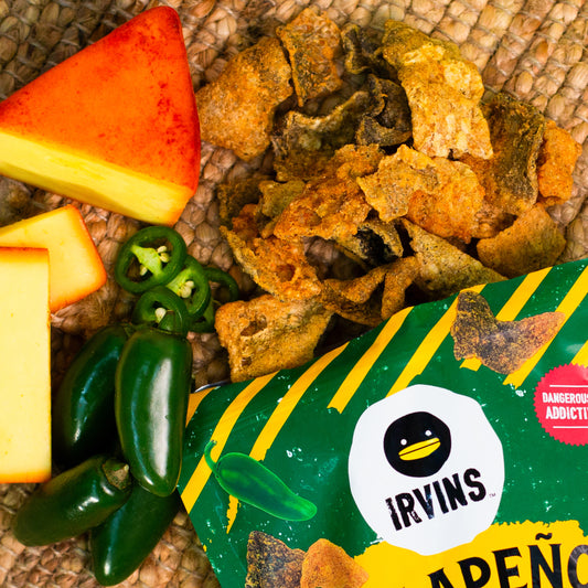 IRVINS Jalapeno Cheese Salmon Skin (80g)
