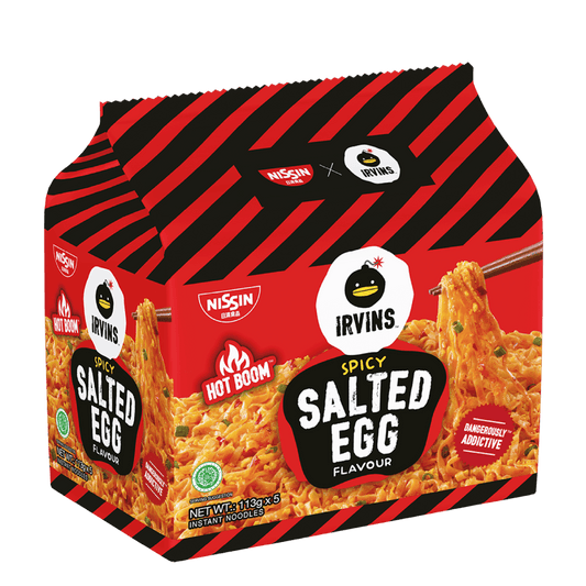 NISSIN x IRVINS Spicy Salted Egg Instant Noodle Packet
