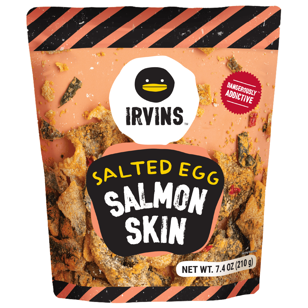 IRVINS Salted Egg Salmon Skin (210g)