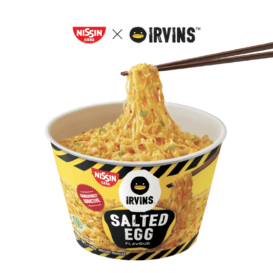 NISSIN x IRVINS Salted Egg Instant Noodle Bowl
