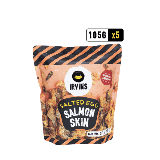 [Bundle of 5] IRVINS Salted Egg Salmon Skin (105g) (Online Exclusive)