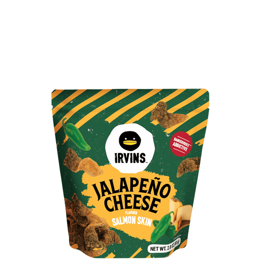 IRVINS Jalapeno Cheese Salmon Skin (80g)