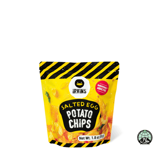 IRVINS Salted Egg Potato Chips (50g) [Free]