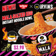 NISSIN x IRVINS Mala Salted Egg Instant Noodle Bowl