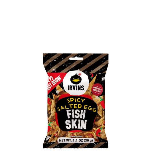 IRVINS Hot Boom Salted Egg Fish Skin (30g)