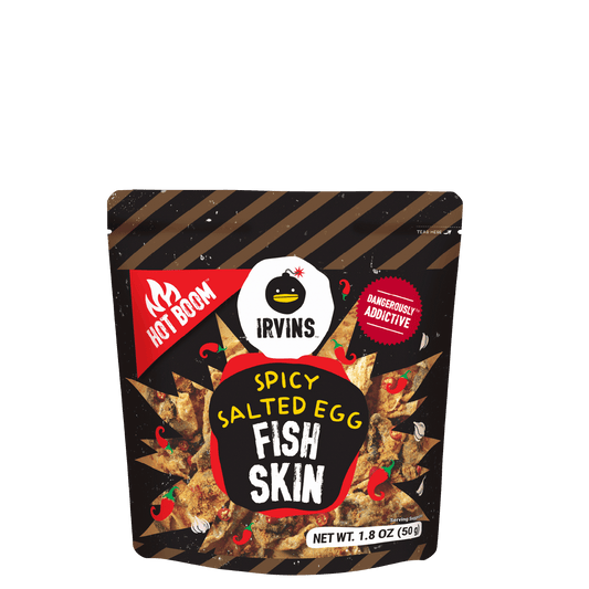IRVINS Hot Boom Salted Egg Fish Skin (50g)