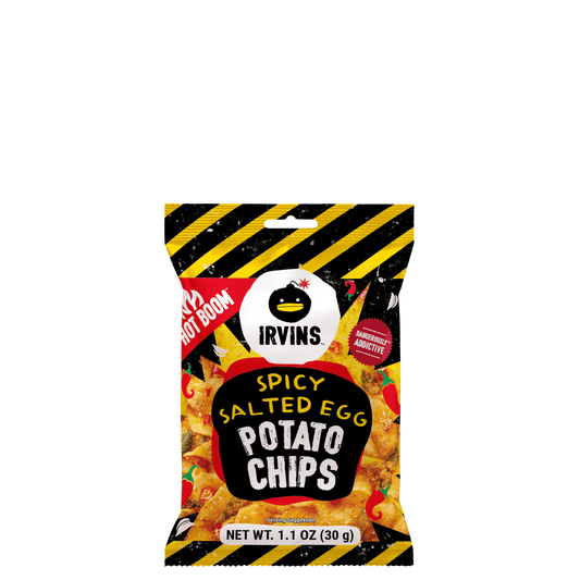 IRVINS Hot Boom Salted Egg Potato Chips (30g)
