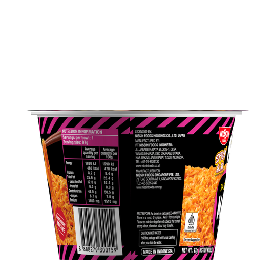 NISSIN x IRVINS Mala Salted Egg Instant Noodle Bowl
