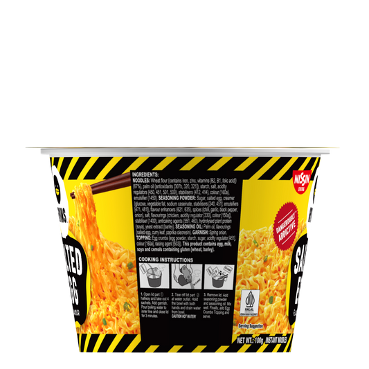 NISSIN x IRVINS Salted Egg Instant Noodle Bowl