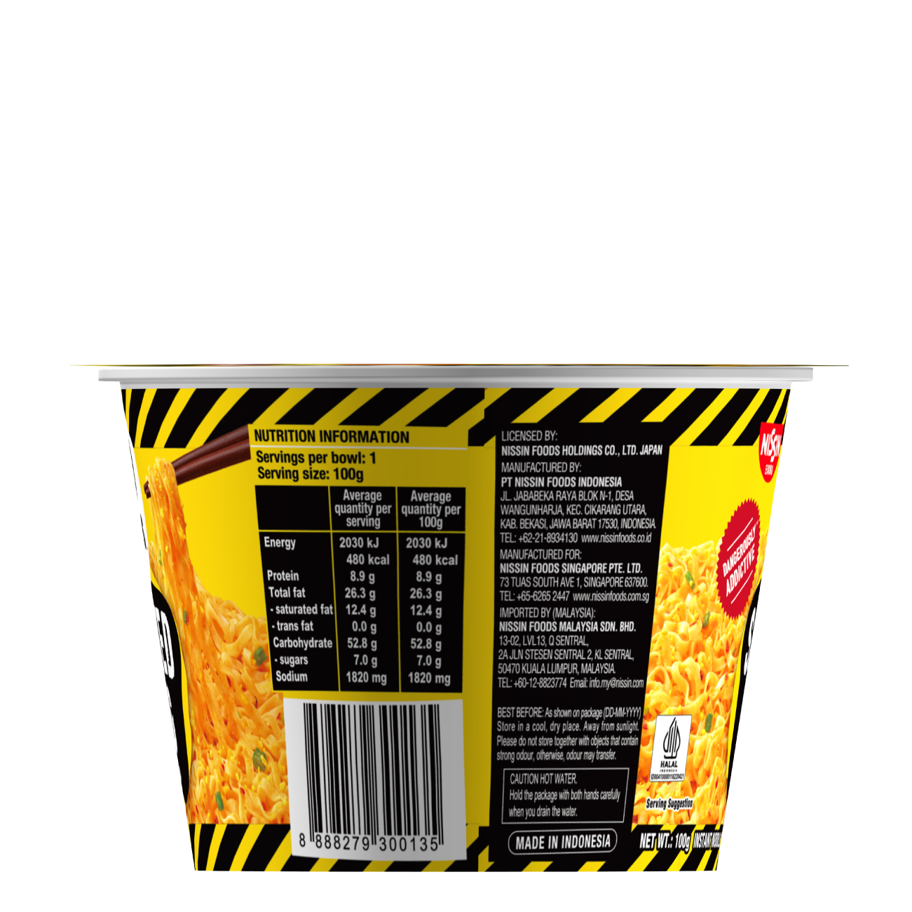 NISSIN x IRVINS Salted Egg Instant Noodle Bowl