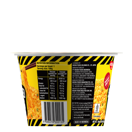 NISSIN x IRVINS Salted Egg Instant Noodle Bowl