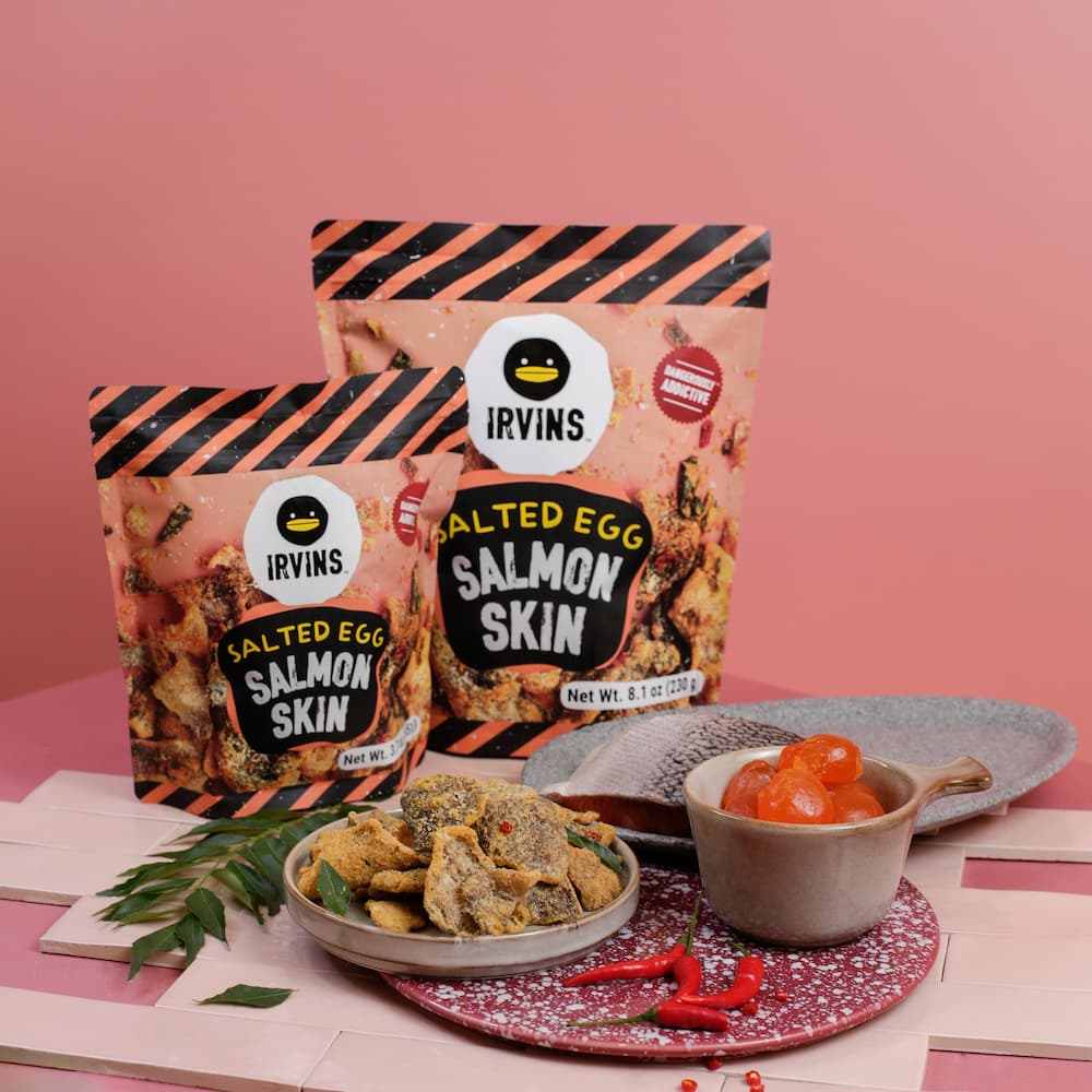 IRVINS Salted Egg Salmon Skin (50g)