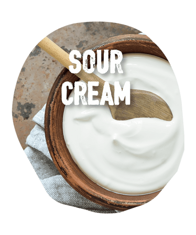 Ingredients: sour cream