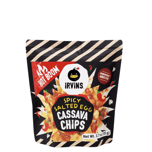 IRVINS Hot Boom Salted Egg Cassava Chips (105g)