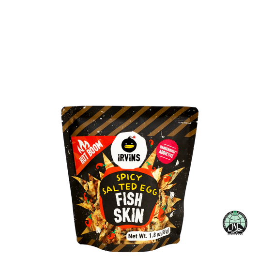 IRVINS Hot Boom Salted Egg Fish Skin (50g)