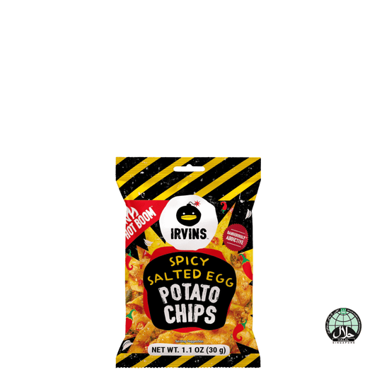 IRVINS Hot Boom Salted Egg Potato Chips (30g)