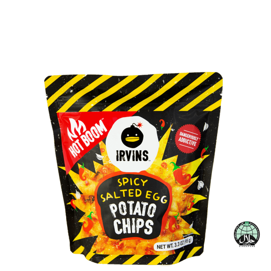 IRVINS Hot Boom Salted Egg Potato Chips (95g) (Loyalty)