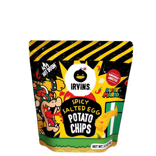 Super Mario | IRVINS Hot Boom Salted Egg Potato Chips (95g)
