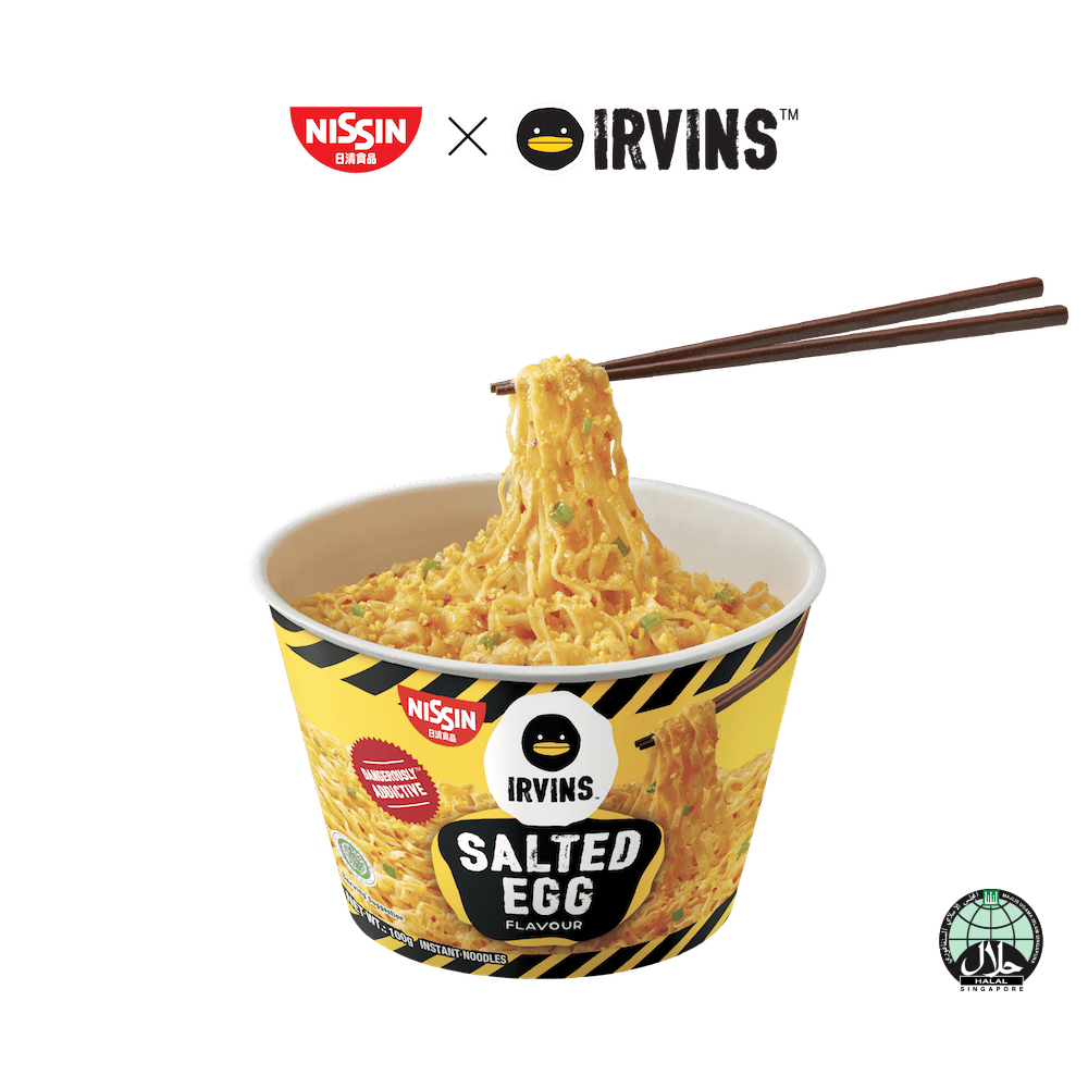 NISSIN x IRVINS Salted Egg Instant Noodle Bowl