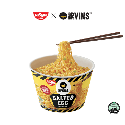 NISSIN x IRVINS Salted Egg Instant Noodle Bowl