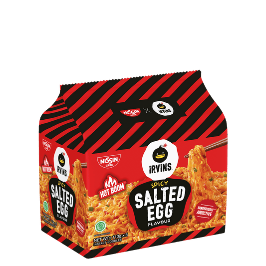 NISSIN x IRVINS Spicy Salted Egg Instant Noodle Packet