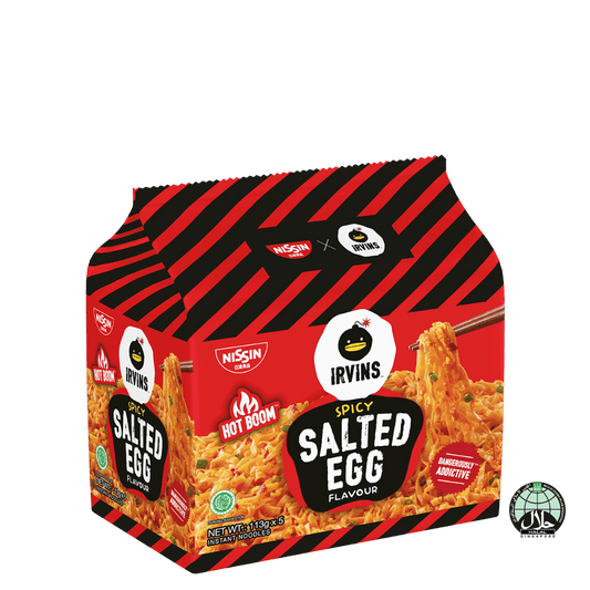 NISSIN x IRVINS Spicy Salted Egg Instant Noodle Packet