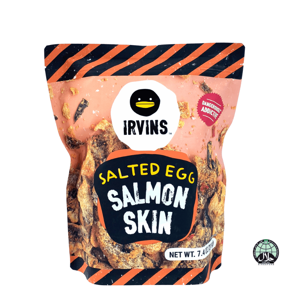 IRVINS Salted Egg Salmon Skin (210g)