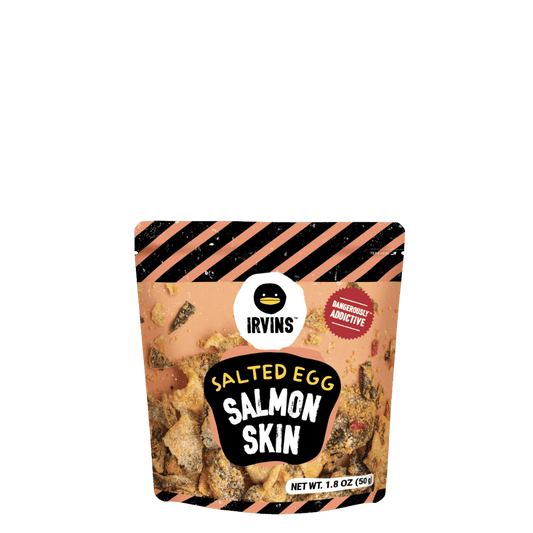 IRVINS Salted Egg Salmon Skin (50g) [FREE]
