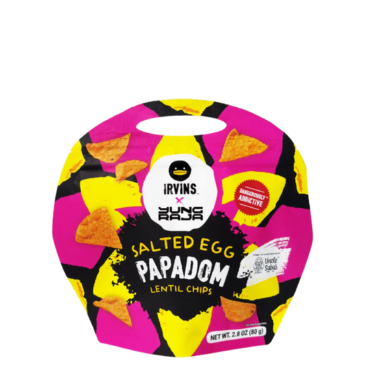 IRVINS x Yung Raja Salted Egg Papadom (80g)